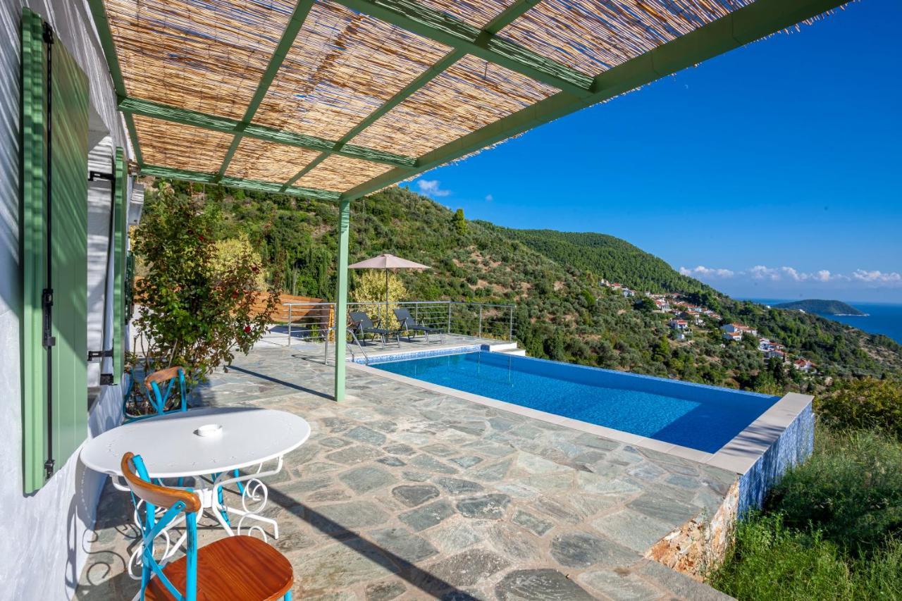 Olea Skopelos Villas With Swimming Pools & Sea View Panormos  Eksteriør billede