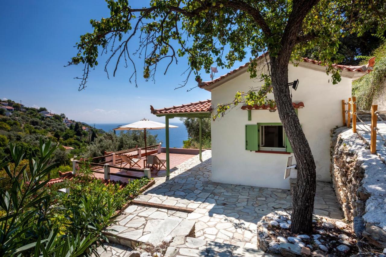 Olea Skopelos Villas With Swimming Pools & Sea View Panormos  Eksteriør billede