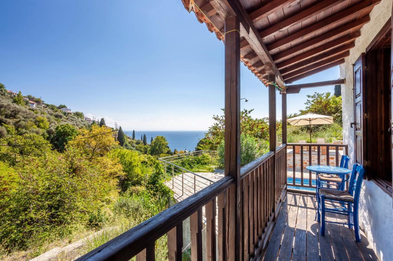 Olea Skopelos Villas With Swimming Pools & Sea View Panormos  Eksteriør billede