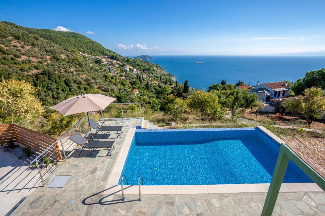Olea Skopelos Villas With Swimming Pools & Sea View Panormos  Eksteriør billede