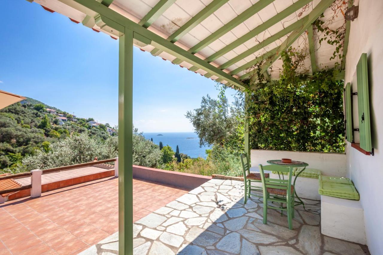Olea Skopelos Villas With Swimming Pools & Sea View Panormos  Eksteriør billede