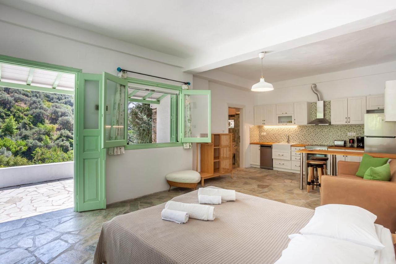 Olea Skopelos Villas With Swimming Pools & Sea View Panormos  Eksteriør billede