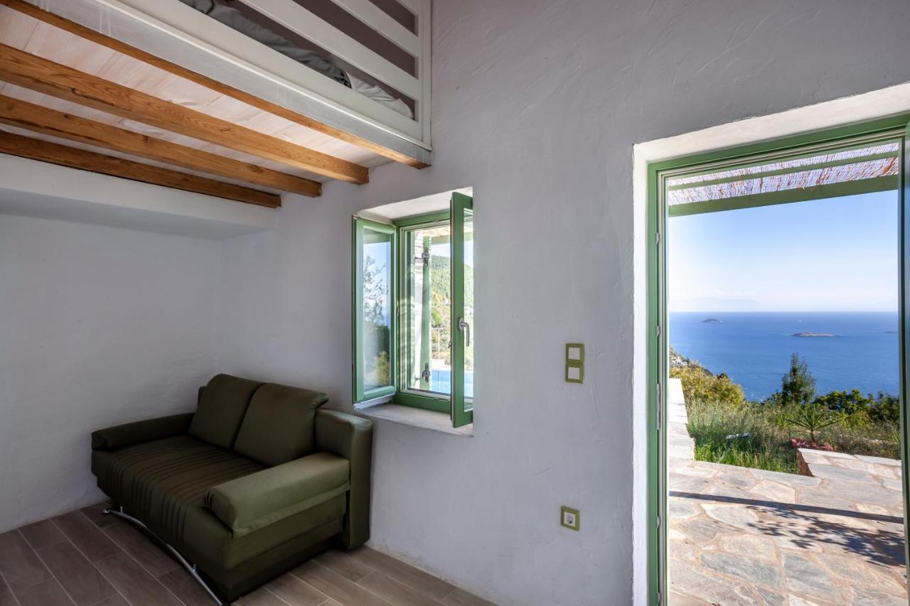 Olea Skopelos Villas With Swimming Pools & Sea View Panormos  Eksteriør billede
