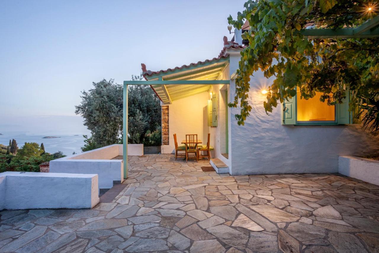 Olea Skopelos Villas With Swimming Pools & Sea View Panormos  Eksteriør billede
