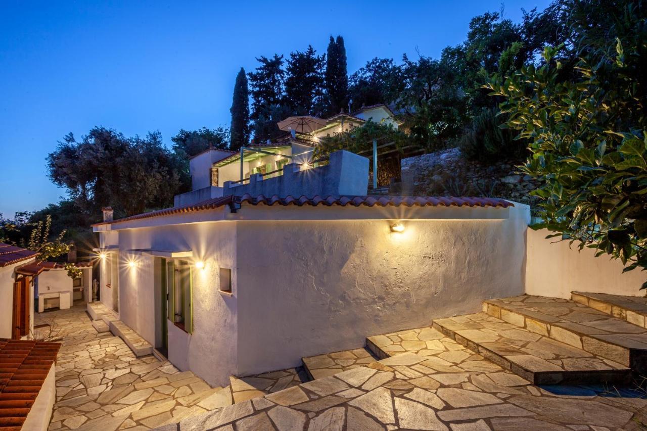 Olea Skopelos Villas With Swimming Pools & Sea View Panormos  Eksteriør billede