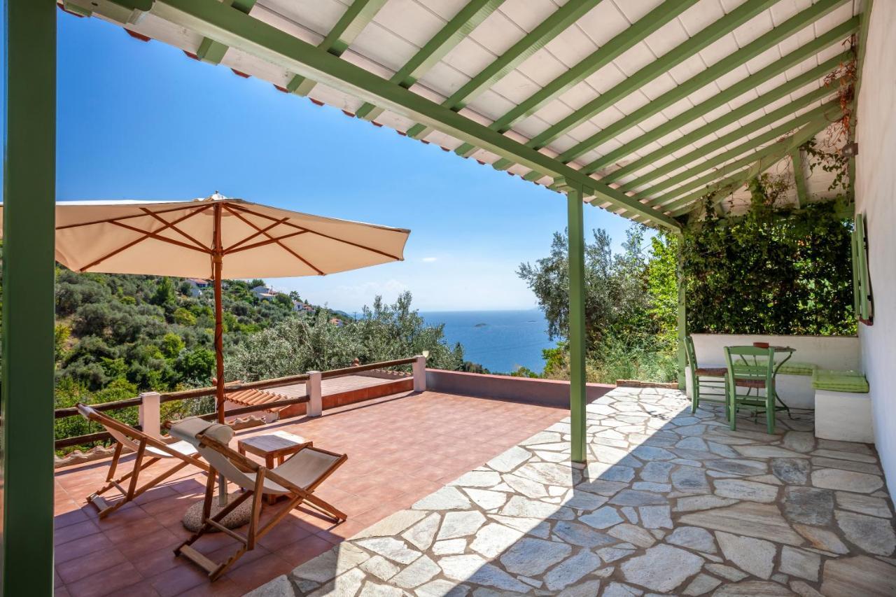 Olea Skopelos Villas With Swimming Pools & Sea View Panormos  Eksteriør billede